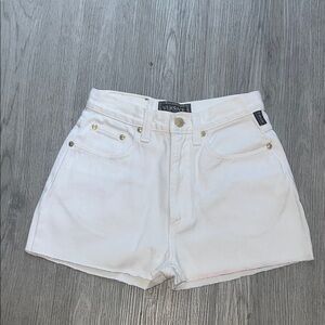 Versace Women's White Denim Shorts